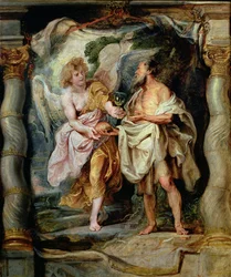 The Prophet Elijah and the Angel in the Wilderness